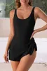 Damen Badeanzug Badekleid Einteilig Tankini Bauchweg Produktbild-Vorschau 4