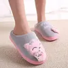 Plyšové kočičí pantofle, hřejivé plyšové pantofle, zimní, Náhled obrázku produktu 2