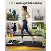 AKLUER 480L-A Walking Pad mit Steigung, 2,5 HP Motor, 0,6–6 Produktbild-Vorschau 2