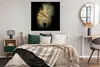 MuchoWow® Poster Goldpulver auf schwarzem Hintergrund Produktbild-Vorschau 4