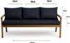 Gartenkissen Set blau – 150x50 + 3x50x56 cm Gartenkissen Produktbild-Vorschau 3