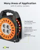 goobay Kabeltrommel orange/schwarz/grau 25 m Produktbild-Vorschau 6