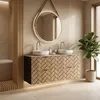 RODAN | Meuble sous-vasque 120 CM | Marron Mat | Meubles de Voir les images du produit 4