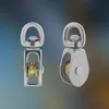 KOTARBAU® Carrucola singola nichelata da 1/2" in acciaio Anteprima dell’immagine prodotto 7