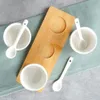 Schüsselset mit Löffeln auf einem Servierbrett für Saucen Produktbild-Vorschau 5