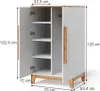 Kinderkleiderschrank Vitalispa Malia Weiß/Artisan 70 x 120 Produktbild-Vorschau 2