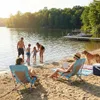 Campingstuhl bis 150 kg Angelstuhl Faltbar zum Strand Produktbild-Vorschau 6