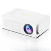 A white AIORBER LED projector is shown from a slightly elevated front-side angle on a white reflective surface. Produktbild-Vorschau