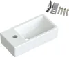 AQUABATOS Hängewaschbecken Keramik Waschtisch Produktbild-Vorschau 1