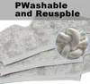 Close-up of microfiber cloths with a magnified view of the fabric texture. Náhled obrázku produktu