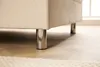 Elegante Wohnlandschaft KENT 220cm champagner beige Samt Produktbild-Vorschau 11