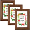 MG Design Set aus 3 Braun Bilderrahmen A6 10 x 15 cm - Aus Produktbild-Vorschau 1