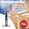 BigDean 2 Stück Pfostenträger höhenverstellbar Höhe 150 – Produktbild-Vorschau 2