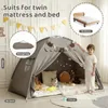 YEERSWAG Twin Bettzelt Kinderbett Baldachin Spielzelt mit Produktbild-Vorschau 11
