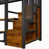 Letto a soppalco MODFU, 90 x 200 cm, in metallo, letto per Anteprima dell’immagine prodotto 6