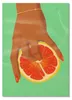 POSTER - 29x42 cm (A3) - 3 Steps - Hand mit Grapefruit in Produktbild-Vorschau 1