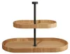 Asa Etagere Wood Weidenholz oval (2-stufig) (35,5x16,5cm) Produktbild-Vorschau 3