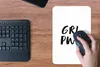MuchoWow® Mauspad Mousepad Sprichwörter - Grl pwr - Mädchen Produktbild-Vorschau 4