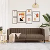 Design Sofa 2-Sitzer Braun Stoff, Schlafsofas 2024 Neu Produktbild-Vorschau 3