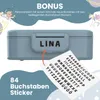 Brotdose Kinder mit Fächern, BPA frei, Lunchbox, Bento box, Produktbild-Vorschau 5