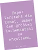 Mr. & Mrs. Panda Postkarte Spruch Papa Kuchenmeister - Produktbild-Vorschau 1