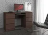 3xEliving DESK LYNNA A11 WENGÉ Großer Schreibtisch mit 6 Produktbild-Vorschau 3