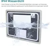 Badspiegel mit Beleuchtung 80x60cm LED Spiegel mit Uhr | Produktbild-Vorschau 7