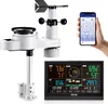 VEVOR 5-in-1-WLAN-Wetterstation, 7,5-Zoll-VA-Display, Produktbild-Vorschau 1