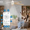 EBERG STX Deckenventilator mit LED 132 cm DC Fernbedienung Produktbild-Vorschau 9