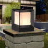 Kubische Design Aussenlampe Sockelleuchte Pfostenleuchte Produktbild-Vorschau 3