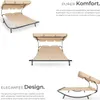 TecTake 404865, Beige, Schwarz Produktbild-Vorschau 3