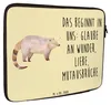 Mr. & Mrs. Panda Laptop Tasche Nasenbär 33 x 42 cm - Gelb Produktbild-Vorschau 3