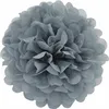 hell silber Papier Pompons Produktbild-Vorschau