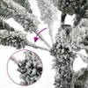 vidaXL Künstlicher Weihnachtsbaum Klappbar Beschneit 150 cm Produktbild-Vorschau 2