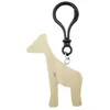 EDUPLAY 210-074 Holzfiguren Tiere Schlüsselanhänger, natur Produktbild-Vorschau 2