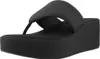 Fitflop Platfforms Wedge Toe Post S Czarny Podgląd zdjęcia produktu 1