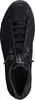 A top-down view of a black suede shoe. Produktbild-Vorschau