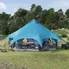 vidaXL Tente familiale pour 10 personnes, couleur bleue Voir les images du produit 2