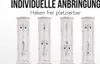set di 2 appendiabiti T33, appendiabiti da parete, pannello Anteprima dell’immagine prodotto 7