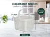 uandu Kunststoff Korb Rattan 5L, Aufbewahrungsbox Küche - Produktbild-Vorschau 2