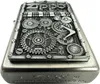 Accendino Zippo Gear Wheels ottone look acciaio benzina Anteprima dell’immagine prodotto 4