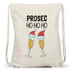Prosec Ho Ho Ho Turnbeutel Weihnachten Witzig Lustig Produktbild-Vorschau 3