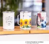 Spendendose mit individueller Klebefolie von HMF mit den Maßen 14.5 x 10 cm in Lichtgrau Produktbild-Vorschau