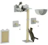 PawHut Parete da arrampicata per gatti, 5 pezzi, con Anteprima dell’immagine prodotto 1