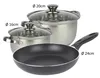 9-tlg. Basic Kochset, Küchen Starterpaket, 4-teiliges Produktbild-Vorschau 2