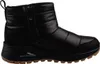 A black Skechers Uno Rugged Puffer Daze women's ankle boot is shown from the side against a white background. Anteprima dell’immagine prodotto