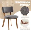 LVHOM Chaise rembourrée massive (lot de 2) recouverte de Voir les images du produit 3