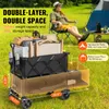 SucceBuy Carrello pieghevole a due piani, carrello Anteprima dell’immagine prodotto 2