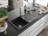 Mexen Bruno Evier 1 bac en granit avec égouttoir 795 x 495 Voir les images du produit 2