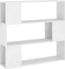 Libreria divisoria bianca 100x24x94 cm Anteprima dell’immagine prodotto 1